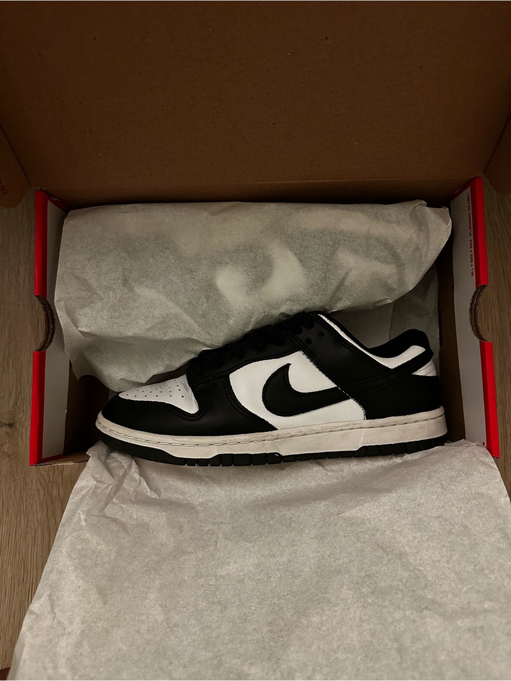 Nike Black and White Low-Top Sneakers